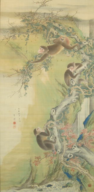 猿猴之図 – 古美術 太湖